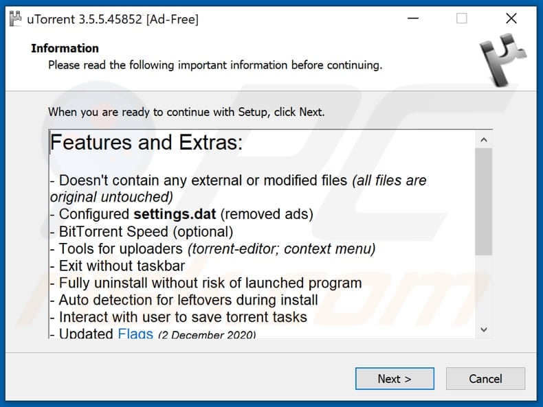 vovalex ransomware faux programme d'installation d'utorrent utilisé pour distribuer vovalex