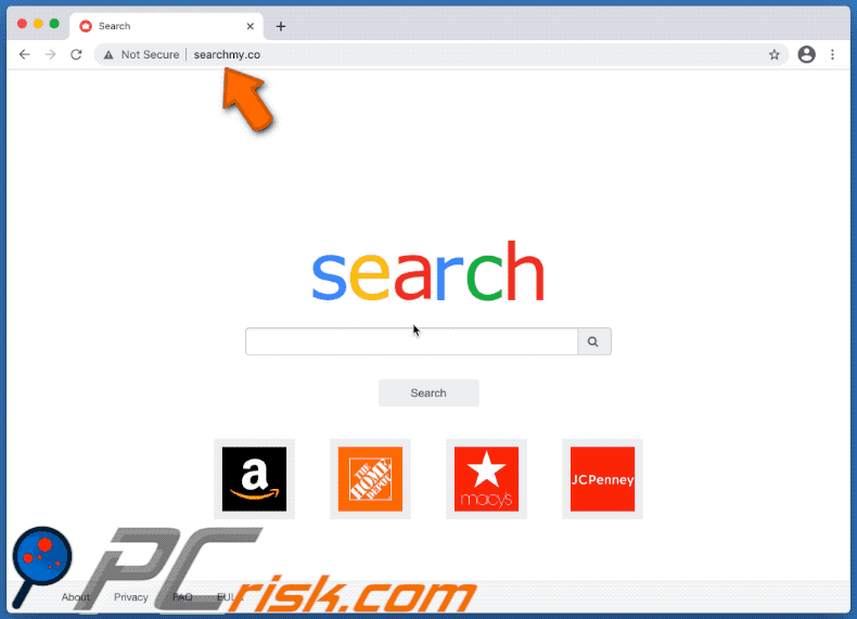 searchmy.co redirigeant vers webcrawler.com (GIF)