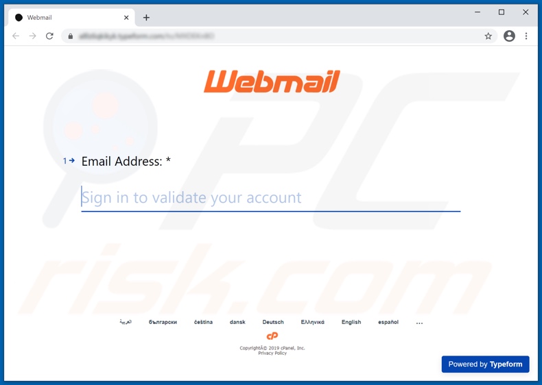 Votre boîte aux lettres est un site Web de phishing promu par une escroquerie par e-mail complète