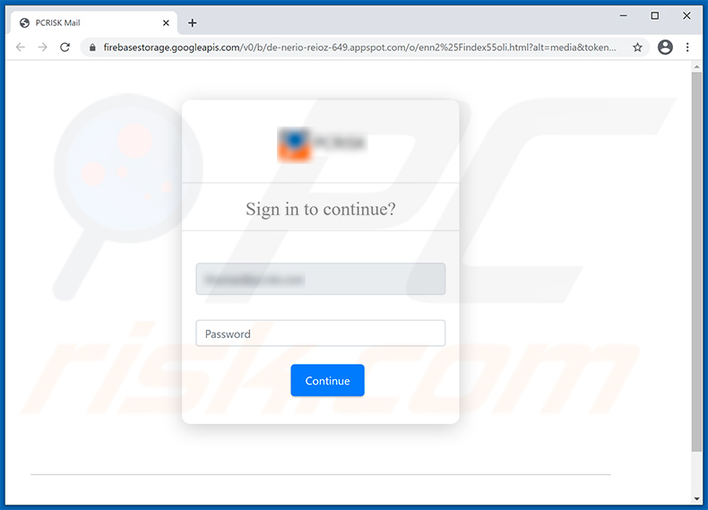 Site Web d'hameçonnage promu via Your Mailbox Is Full (Votre boîte aux lettres est un spam complet) (2021-04-27)