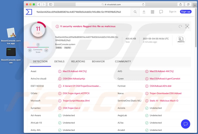 Logiciel publicitaire BoostConsole