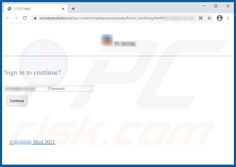 SÉCURISEZ VOTRE E-MAIL WORLD site Web de phishing promu par courrier indésirable