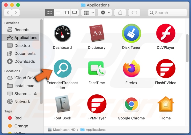 Logiciel publicitaire ExtendedTransaction