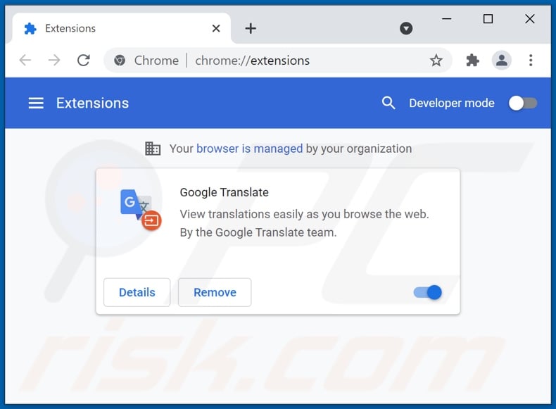 Suppression des extensions Google Chrome liées à kwiqsearch.com