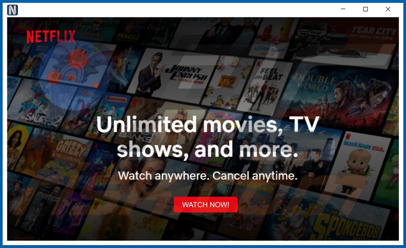 Logiciel publicitaire NetflixHub