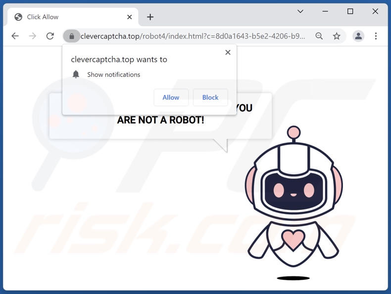 clevercaptcha[.]top pop-up redirections