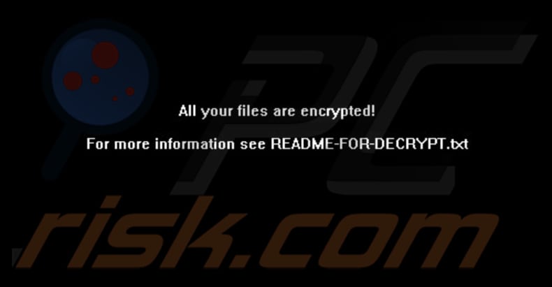 Fond d'écran du diable ransomware