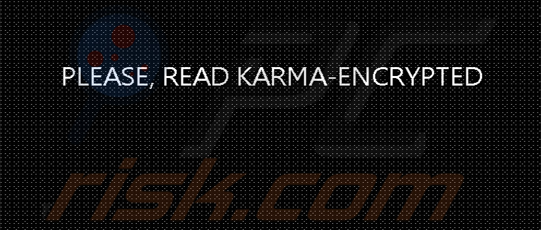 Fond d'écran du ransomware Karma Group