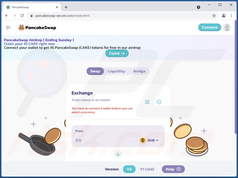 Arnaque PancakeSwap AirDrop