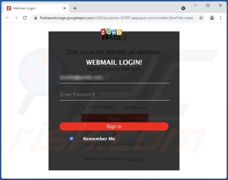 Votre compte Outlook a été connecté au site de phishing promu par e-mail frauduleux