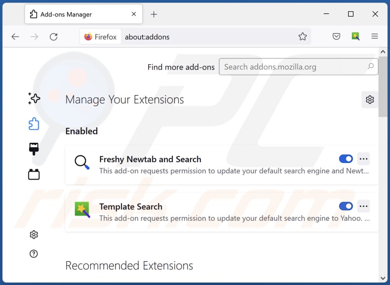 Suppression des extensions Mozilla Firefox liées à keepfastsearch.com