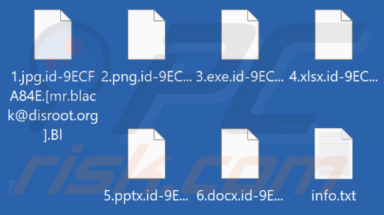 Fichiers cryptés par le rançongiciel Bl (extension .Bl)