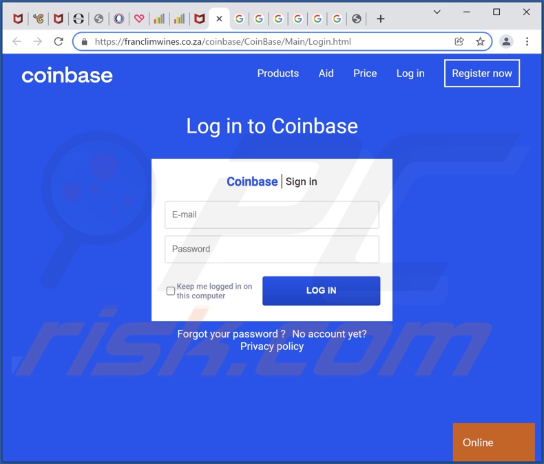 Arnaque Coinbase