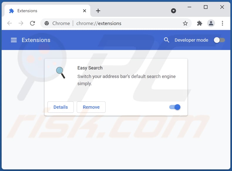 Suppression des extensions Google Chrome liées à searcheq.com