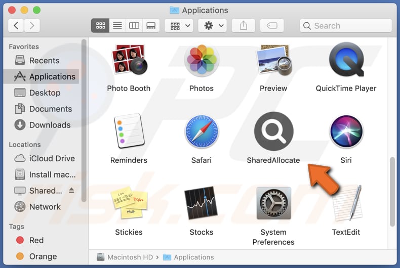 Logiciel publicitaire SharedAllocate