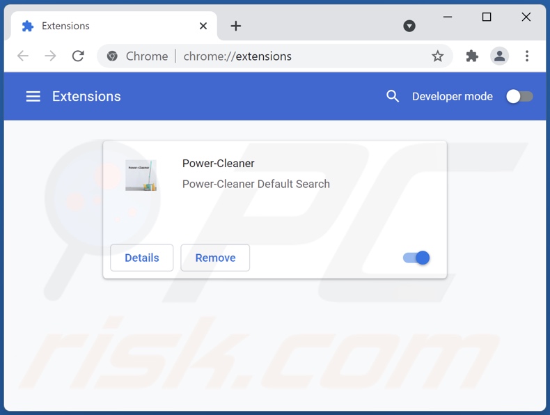 Suppression des extensions Google Chrome liées à power-cleaner.xyz