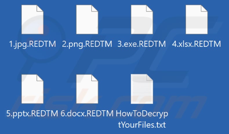 Fichiers cryptés par le rançongiciel RED TEAM (extension .REDTM)