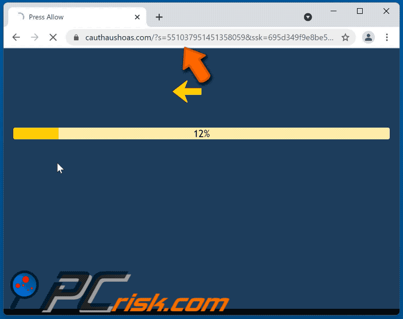 apparence du site cauthaushoas[.]com (GIF)