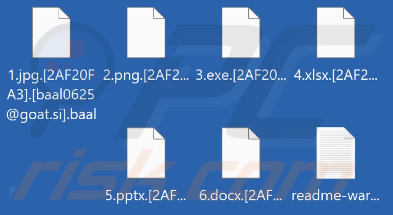 Fichiers cryptés par le rançongiciel Baal (extension .baal)