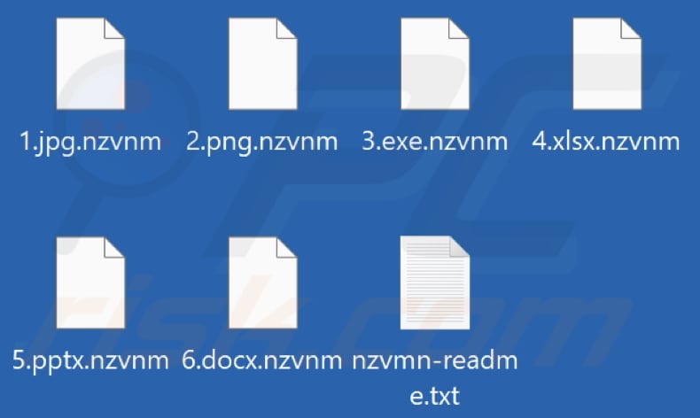 Fichiers cryptés par le rançongiciel Ransom Cartel (cinq caractères aléatoires comme extension)