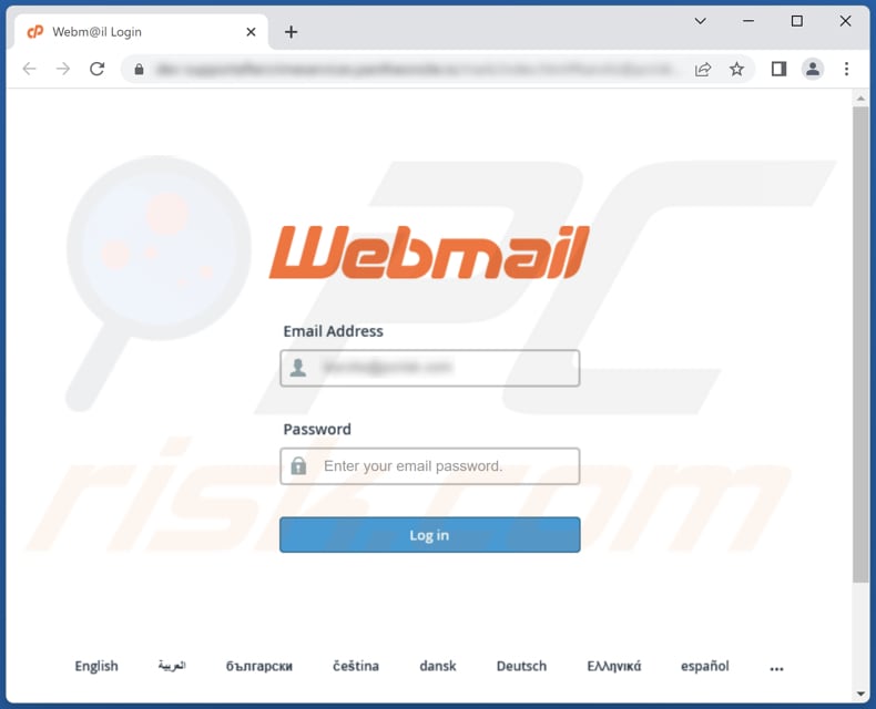 activité de connexion inhabituelle escroquerie par e-mail page d'hameçonnage