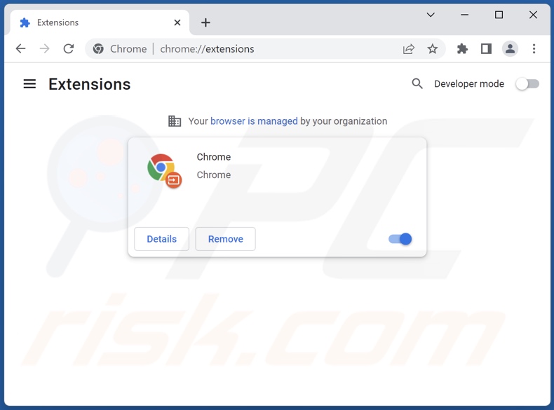 Suppression des fausses publicités d'extension Chrome de Google Chrome étape 2