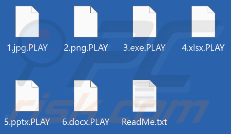 Fichiers cryptés par le rançongiciel PLAY (extension .PLAY)