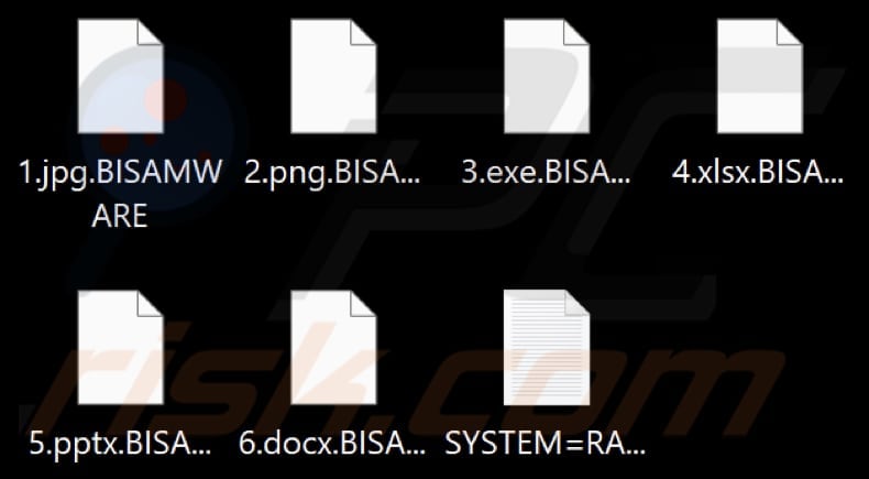 Fichiers cryptés par le rançongiciel BISAMWARE (extension .BISAMWARE)