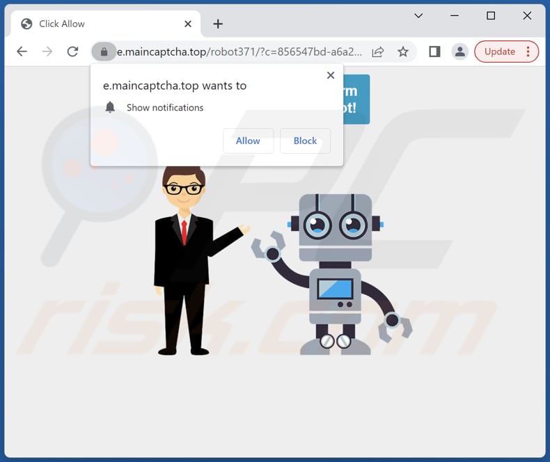 maincaptcha.top annonce une autre variante