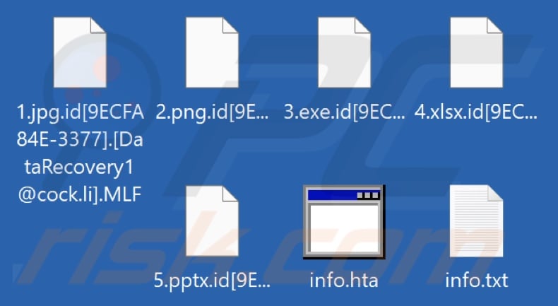 Fichiers cryptés par le rançongiciel MLF (extension .MLF)