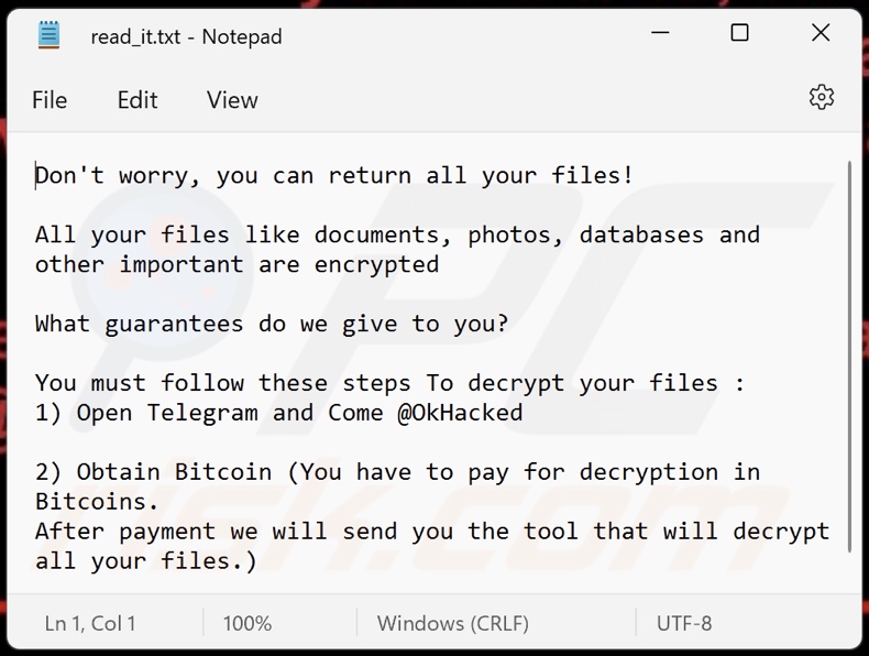 OkHacked ransomware note de rançon (read_it.txt)