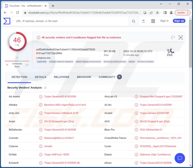 Logiciel malveillant ArrowRAT