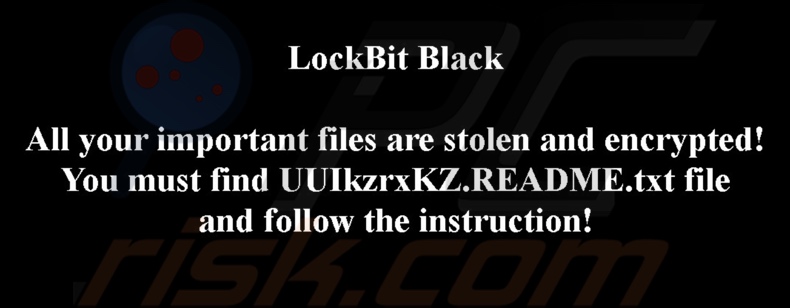 Fond d'écran du logiciel de rançon CryptBB