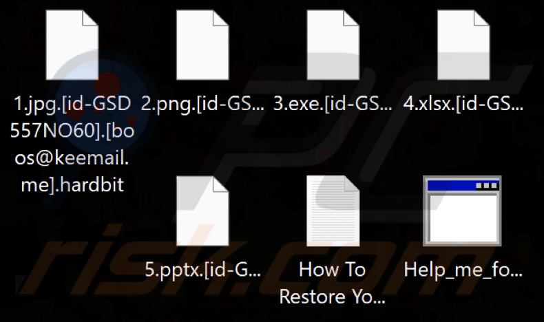 Fichiers cryptés par le rançongiciel HARDBIT (extension .hardbit)