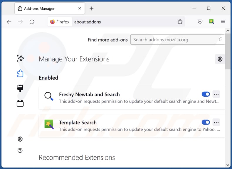 Suppression des extensions Mozilla Firefox liées à securesearch.pro