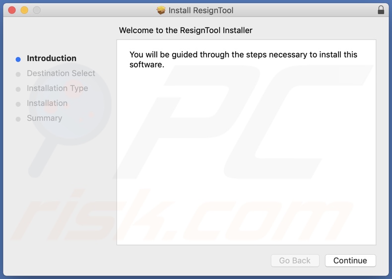 Configuration de l'installation du cheval de Troie KEYSTEAL