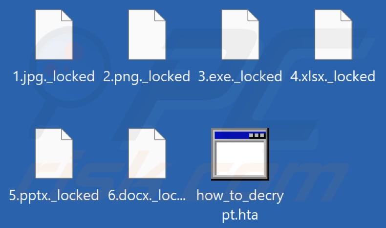 Fichiers cryptés par le rançongiciel Trigona (extension ._locked)