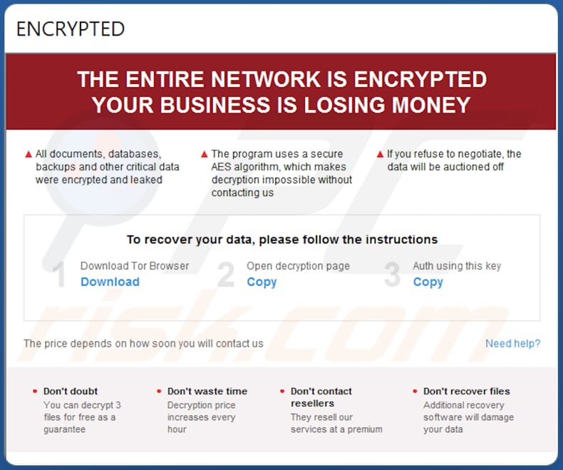 Fichier how_to_decrypt.hta du rançongiciel Trigona