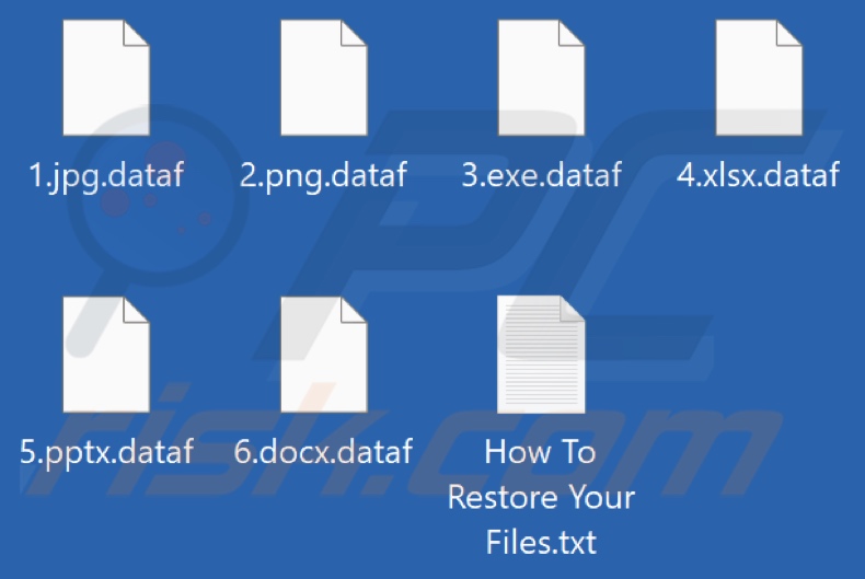 Fichiers cryptés par le rançongiciel DATAF LOCKER (extension .dataf)