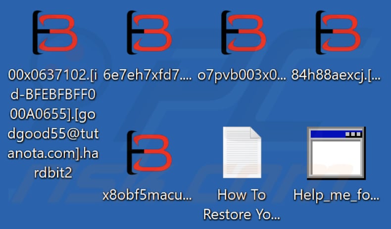 Fichiers cryptés par le rançongiciel HARDBIT 2.0 (extension .hardbit2)