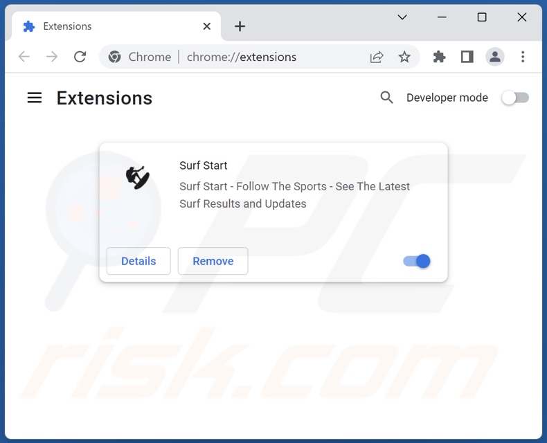 Suppression des extensions Google Chrome liées à search.nstart.online
