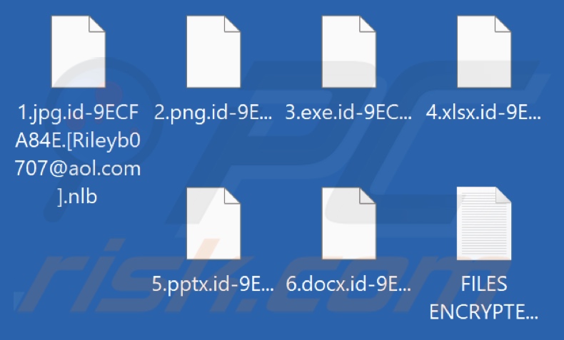 Fichiers cryptés par le rançongiciel Nlb (extension .nlb)