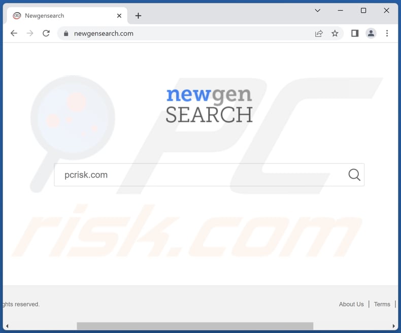 newgensearch.com browser hijacker