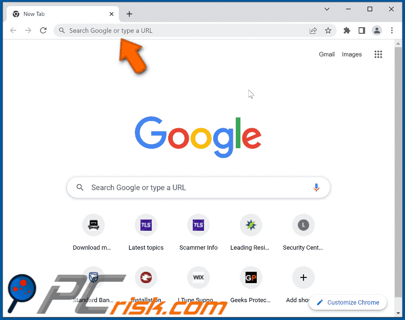 search-good.com redirection vers Bing (GIF)