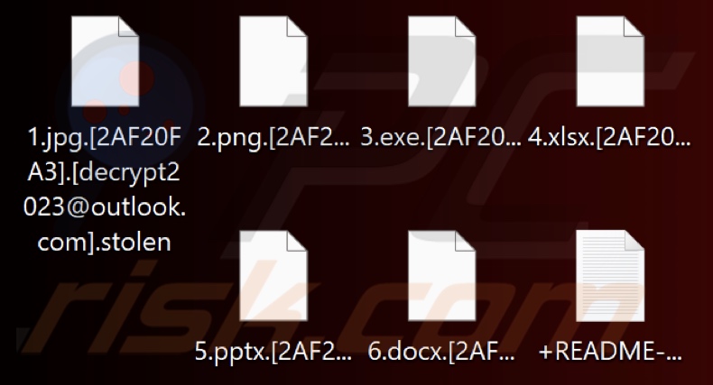 Fichiers cryptés par le rançongiciel Stolen (Makop) (extension .stolen)