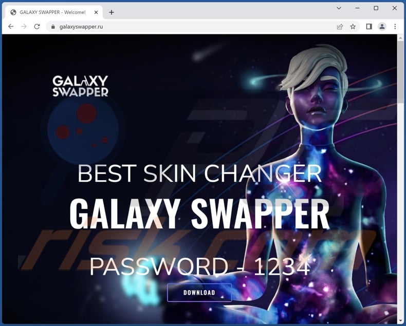 Le logiciel malveillant DotRunpeX propage le faux site de téléchargement de Galaxy Swapper