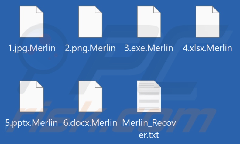 Fichiers cryptés par le rançongiciel Merlin (extension .Merlin)