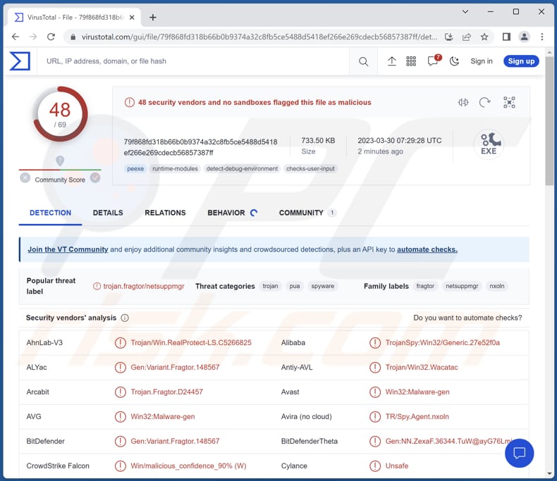 Logiciel malveillant OpcJacker