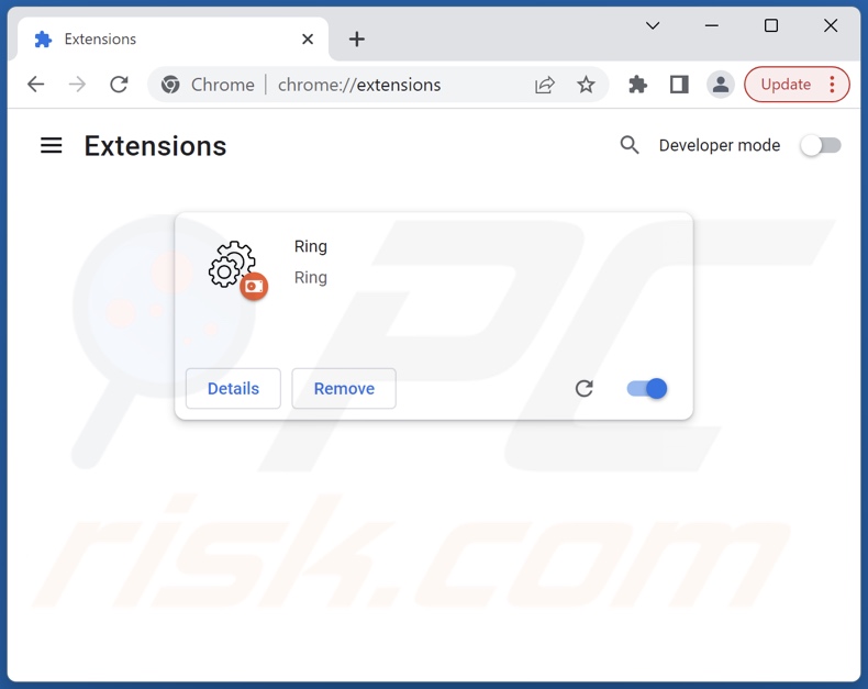 Suppression des extensions Google Chrome liées à dmiredindee.com