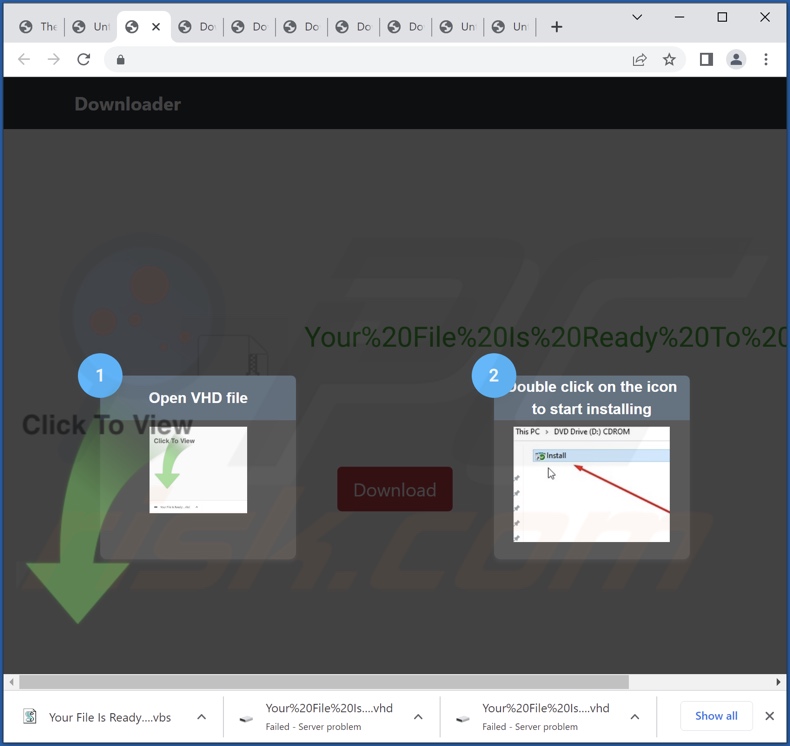 Site Web trompeur utilisé pour promouvoir le pirate de navigateur Ring